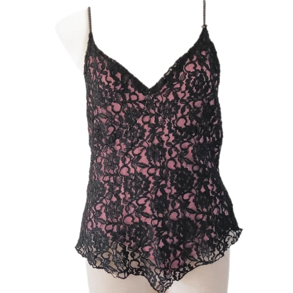 Vintage 90s UNDERCOVER WEAR camisole top corset Size 16 - Picture 2 of 11